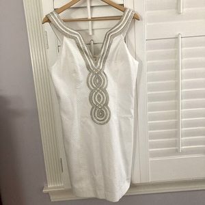 NWOT White Size 8 Valli Shift Dress